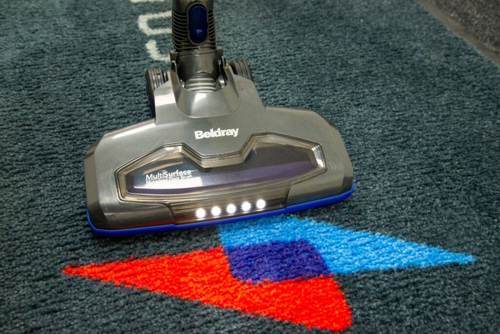 Aspirateur sans fil Beldray 2-en-1 (BEL01088ALFOB) tête de sol DEL
