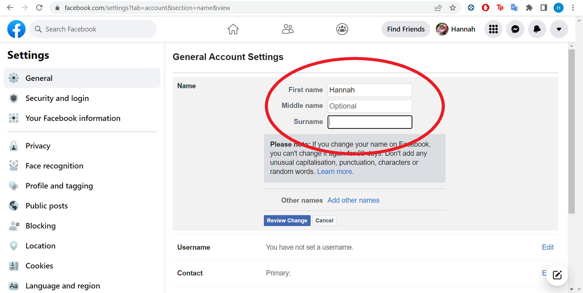1648843700 385 Comment changer votre nom sur Facebook