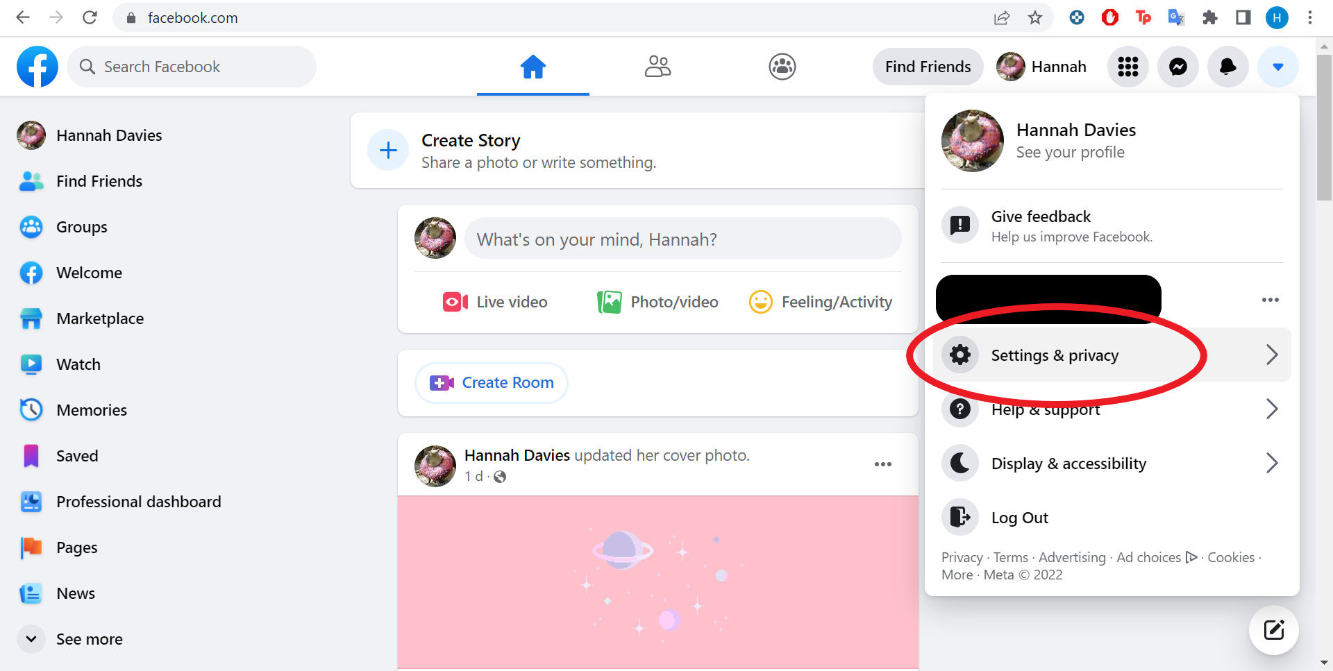 1648843700 752 Comment changer votre nom sur Facebook