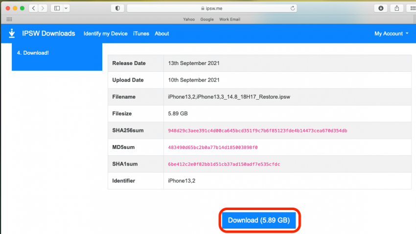 1648896010 412 Comment retrograder iOS et revenir au logiciel iPhone precedent