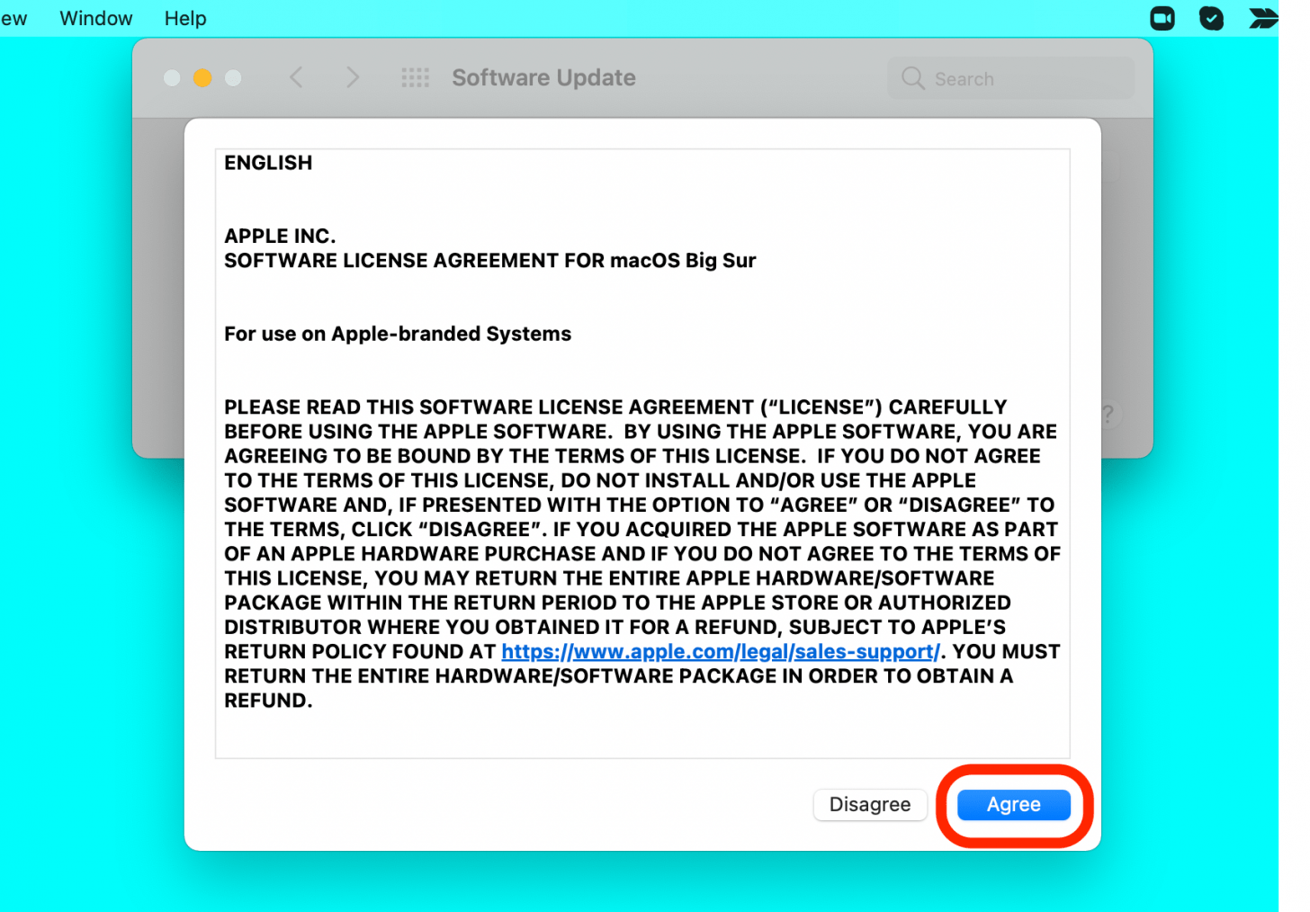 mise à jour du logiciel mac pour installer mac os