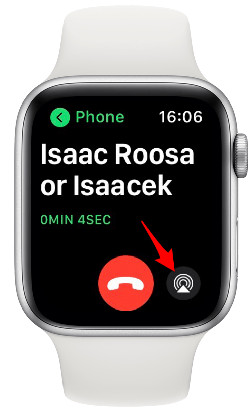 Appuyez sur l'icône AirPlay.