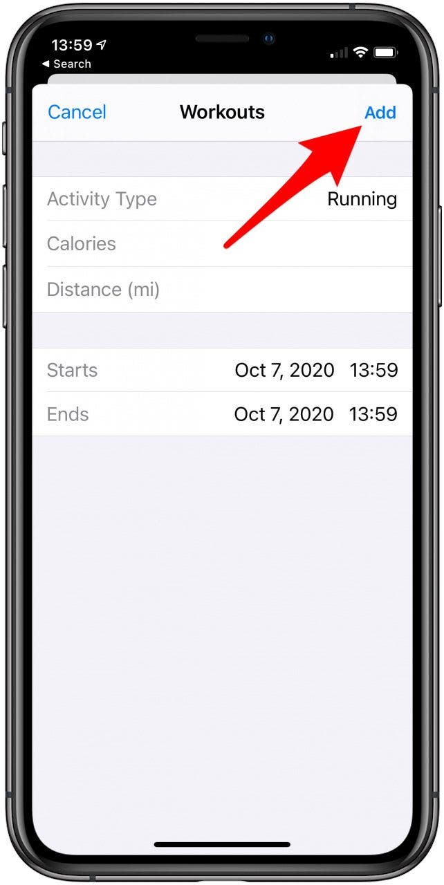 1649213327 376 Comment ajouter un entrainement a Apple Watch avant ou apres
