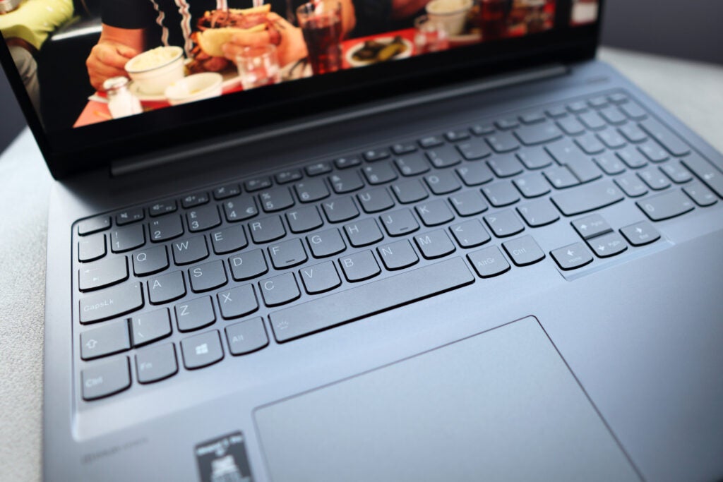 Le clavier, vu du dessus