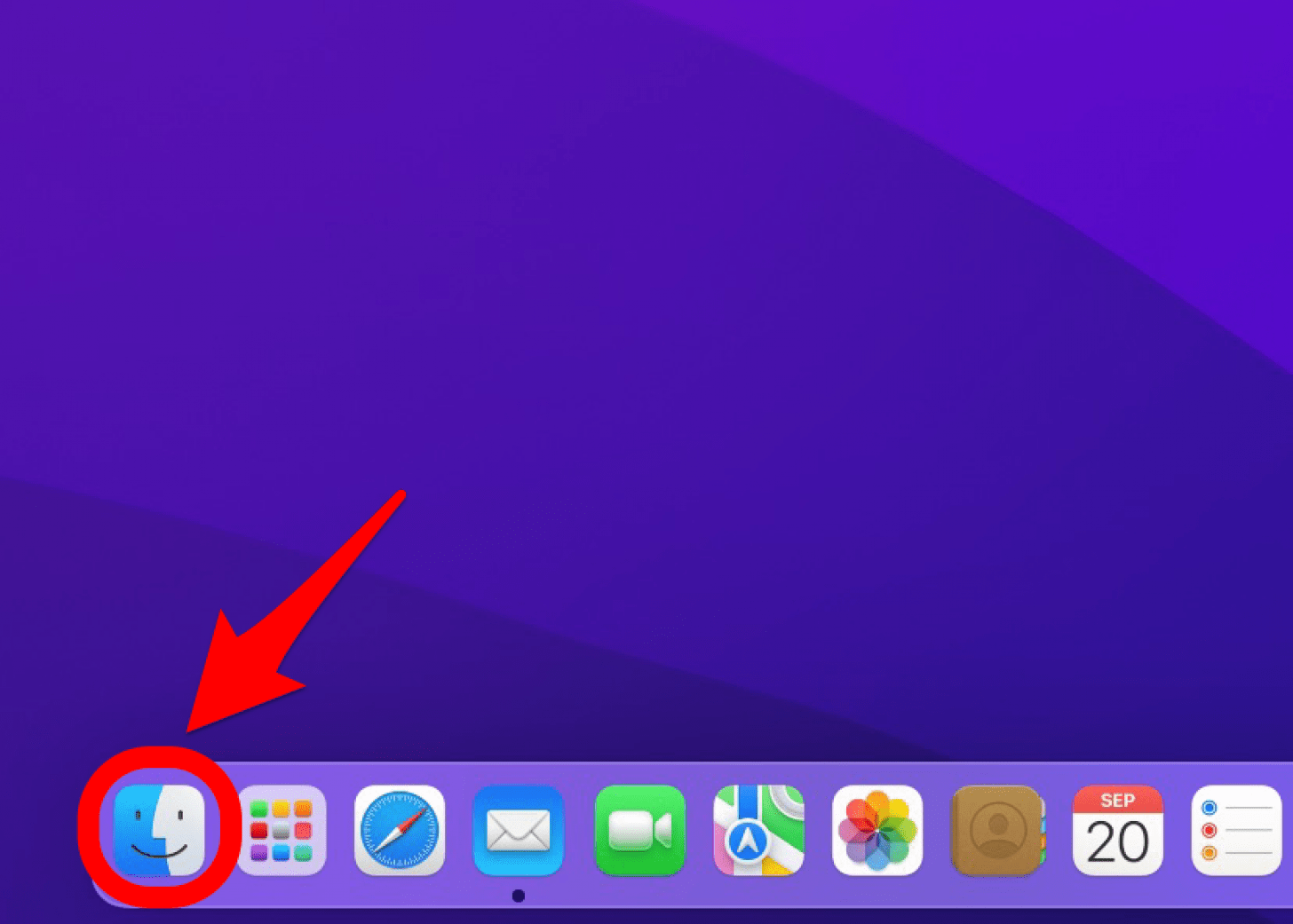 Ouvrir Finder - comment sauvegarder macbook pro sur icloud