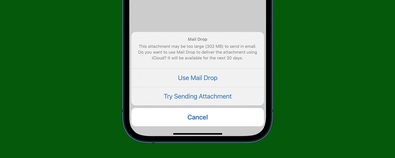 1649287965 Comment envoyer des fichiers volumineux depuis votre iPhone ou iPad