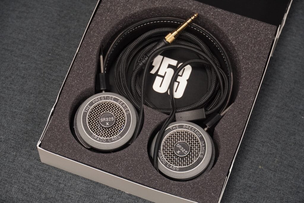 Grado SR325x dans l'emballage