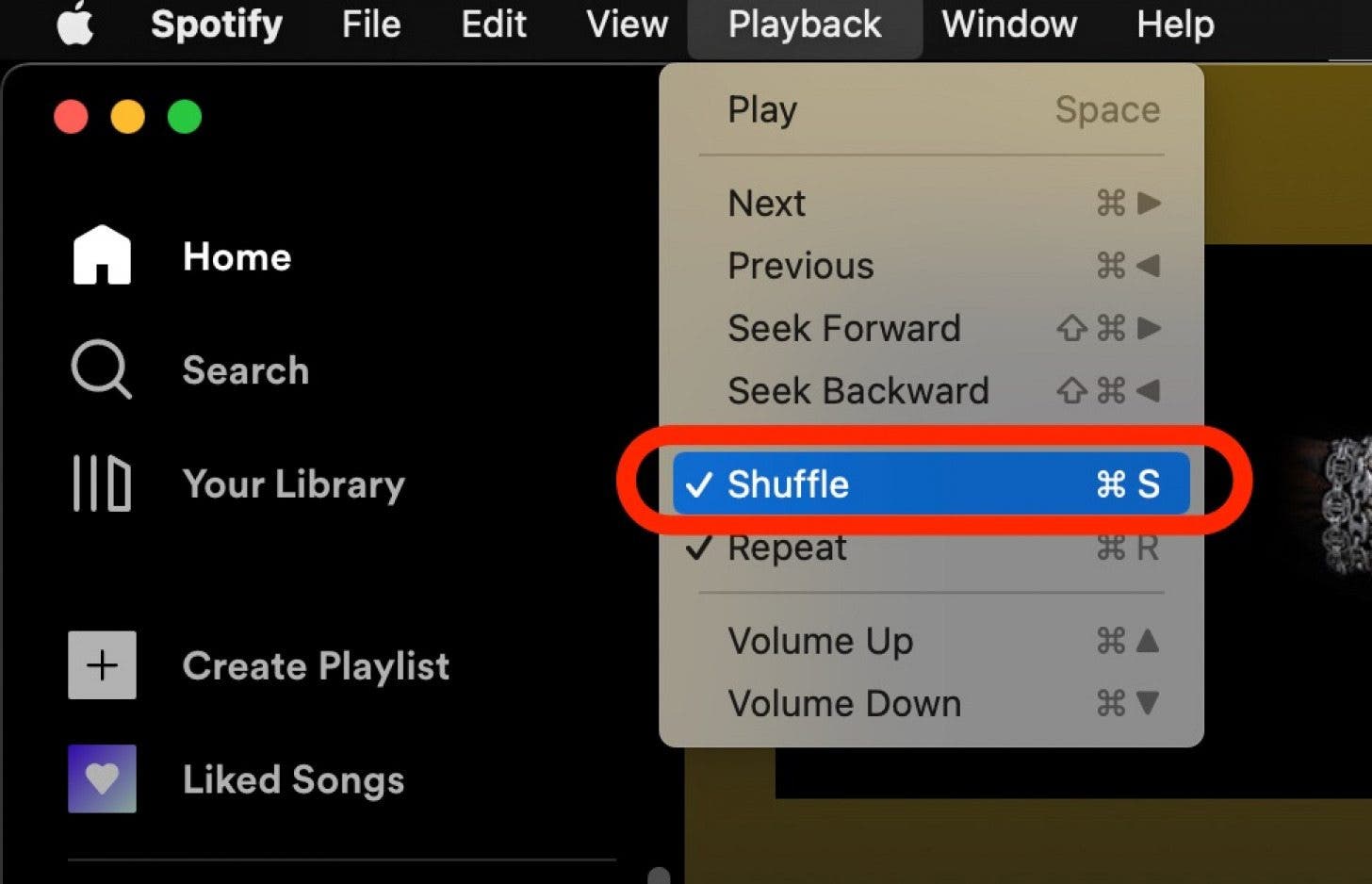 mélanger Spotify sur le bureau