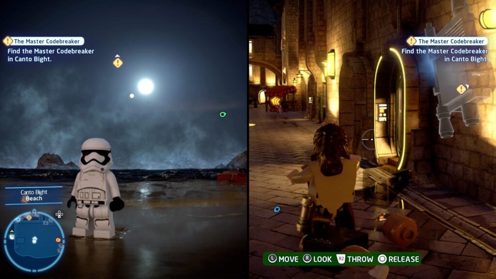 Explorer les sites de Canto Bight dans Lego Star Wars: The Skywalker Saga