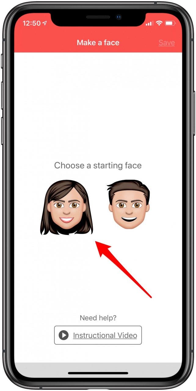 choisissez votre modèle d'emoji