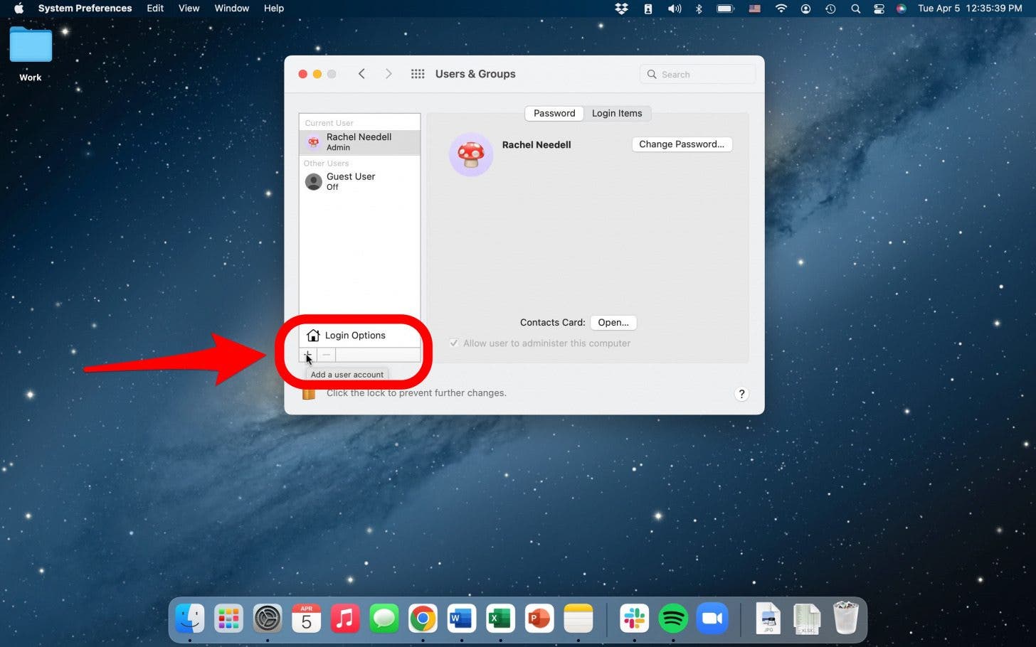 ajouter un nouvel utilisateur à mac