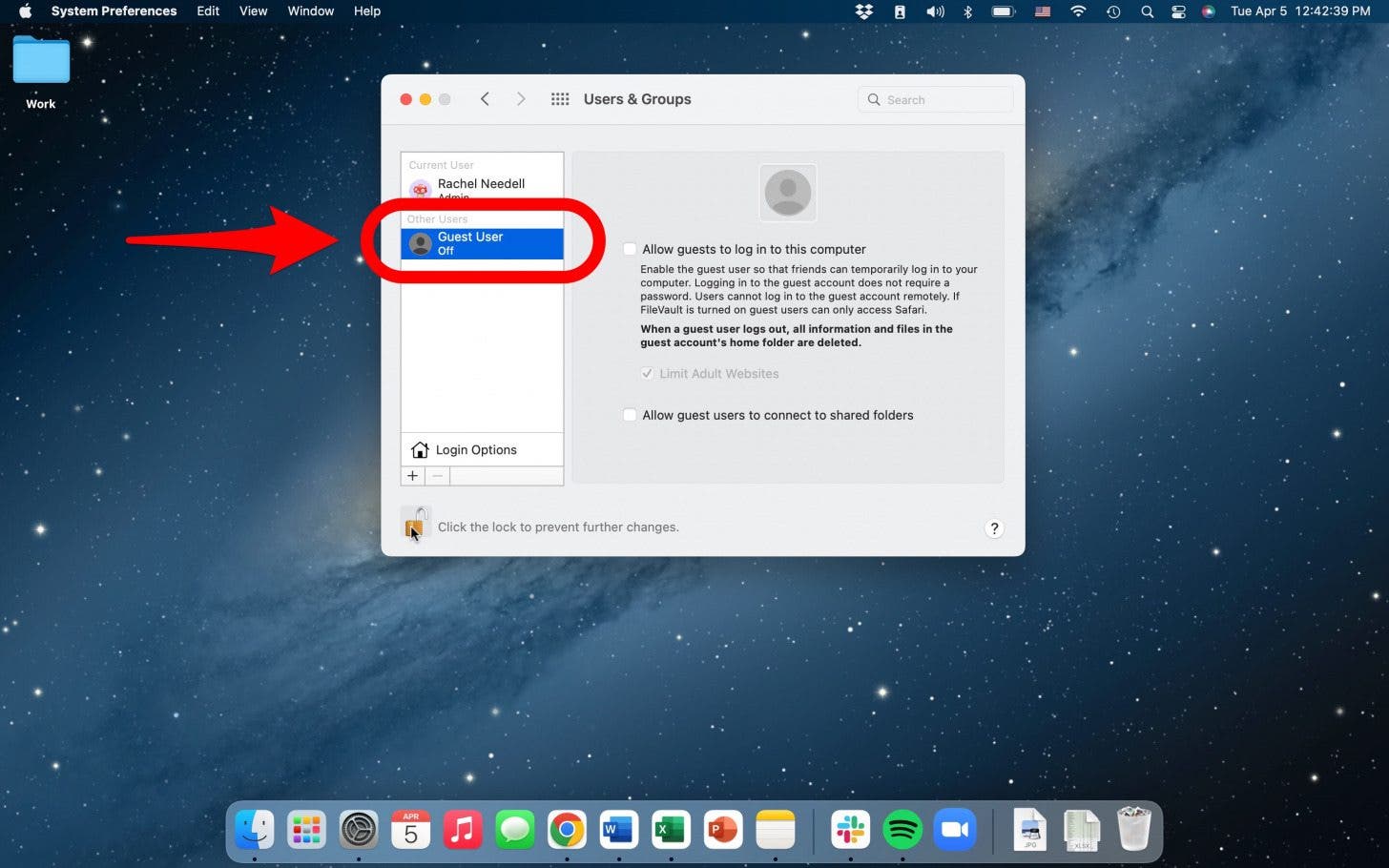 ajouter un utilisateur invité à mac