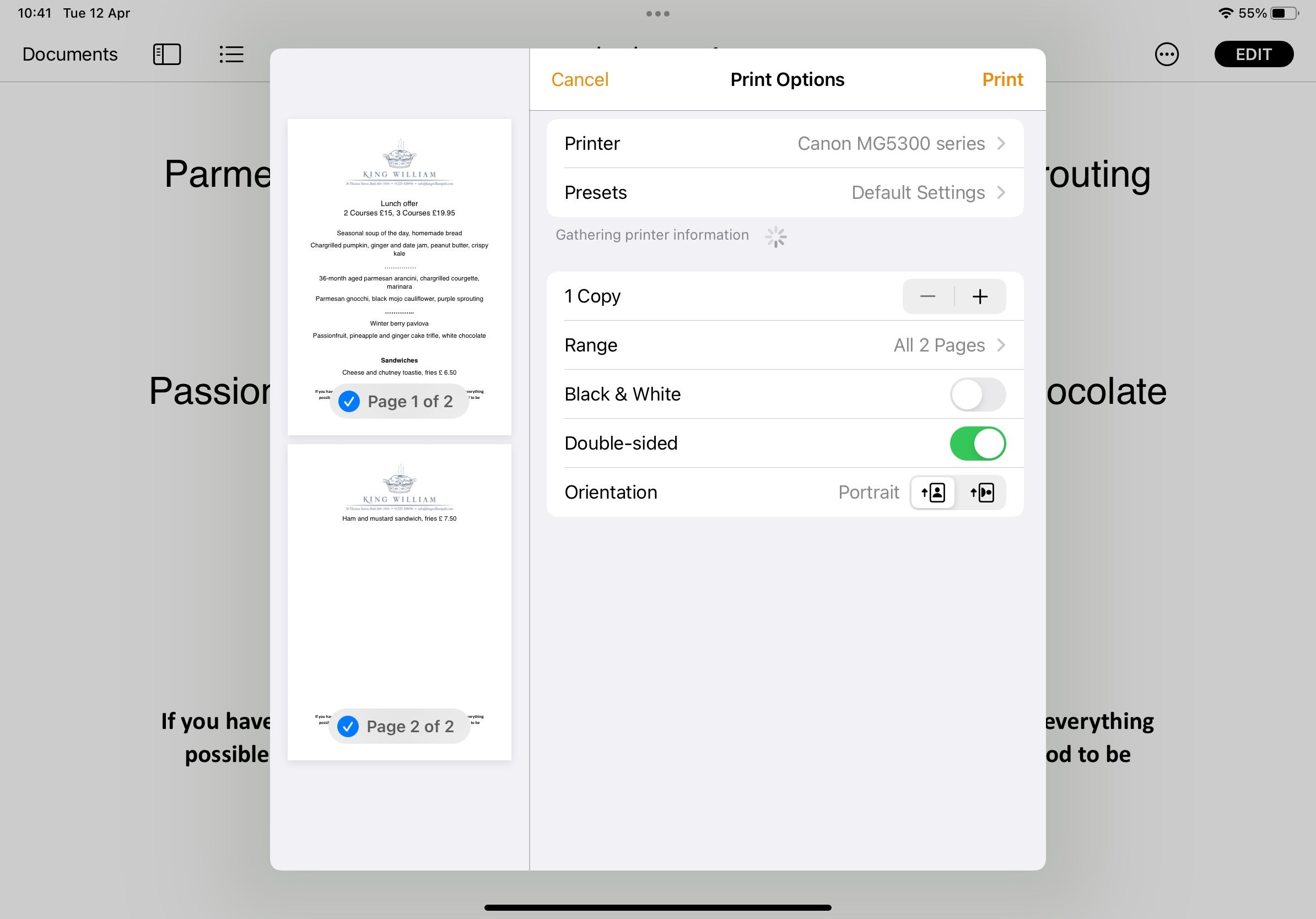 1649815017 507 Comment imprimer depuis votre iPad
