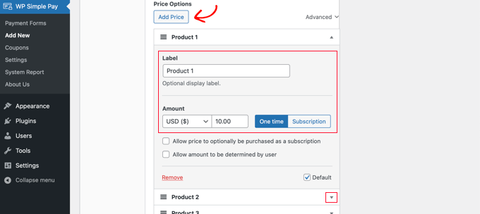 Ajoutez vos produits et services au formulaire de paiement Ajoutez vos produits et services au formulaire de paiement
