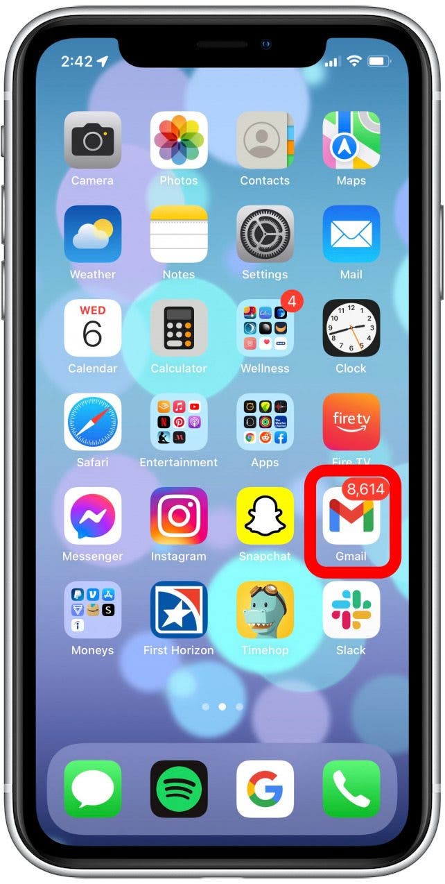 Ouvrez l'application Gmail pour ajouter plusieurs comptes