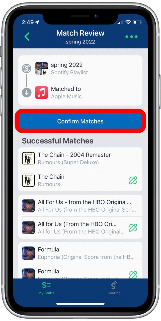importer et exporter des listes de lecture entre les applications de diffusion de musique