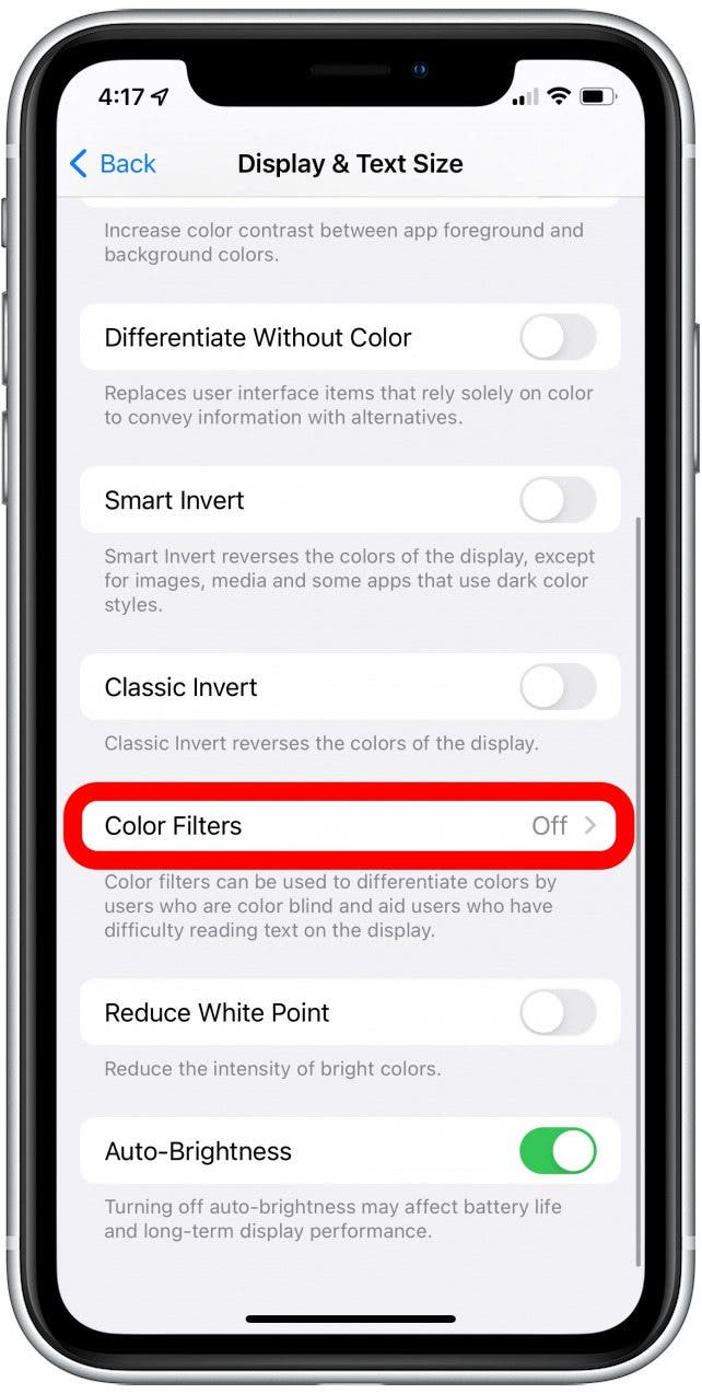 rendre l'iphone uniquement en noir et blanc avec des niveaux de gris