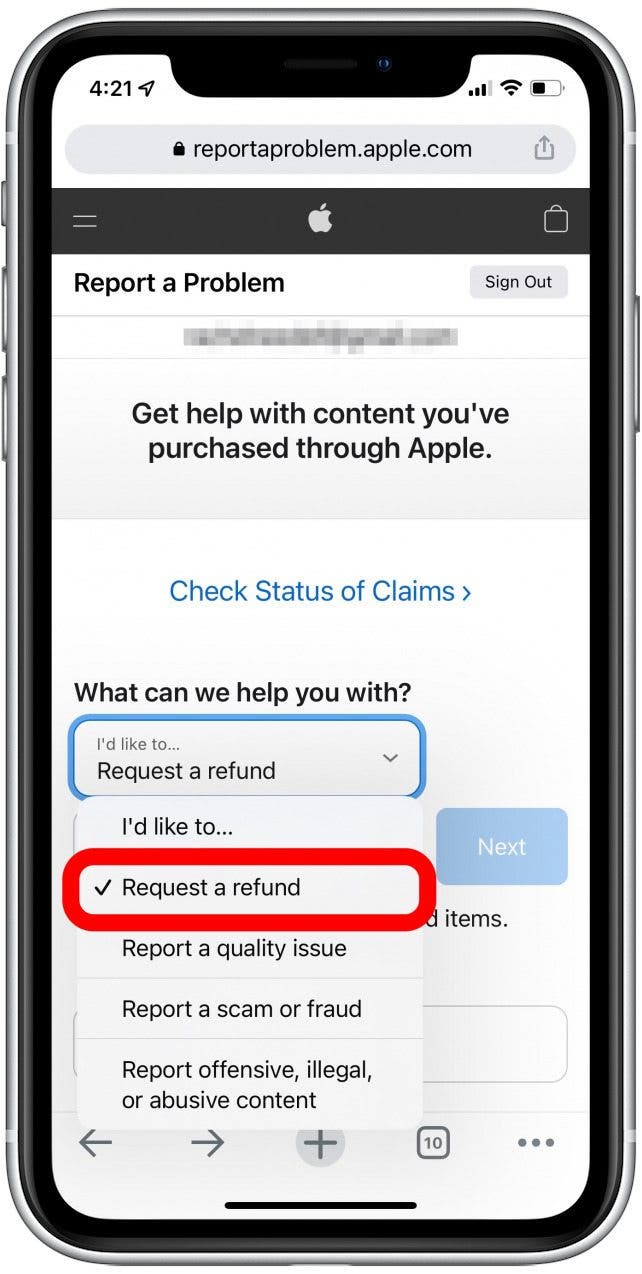 remboursement de l'app store d'apple