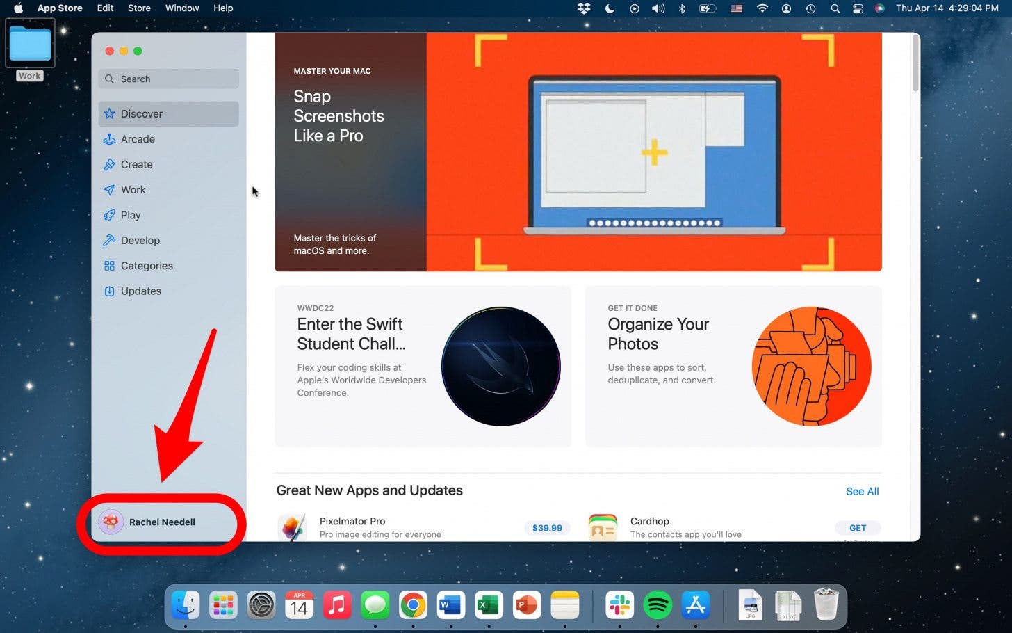 ouvrez l'app store sur mac pour obtenir un remboursement