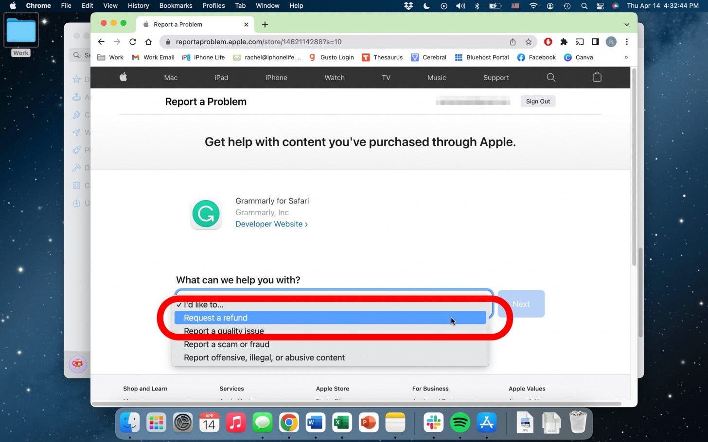 recevoir un remboursement sur les abonnements aux applications