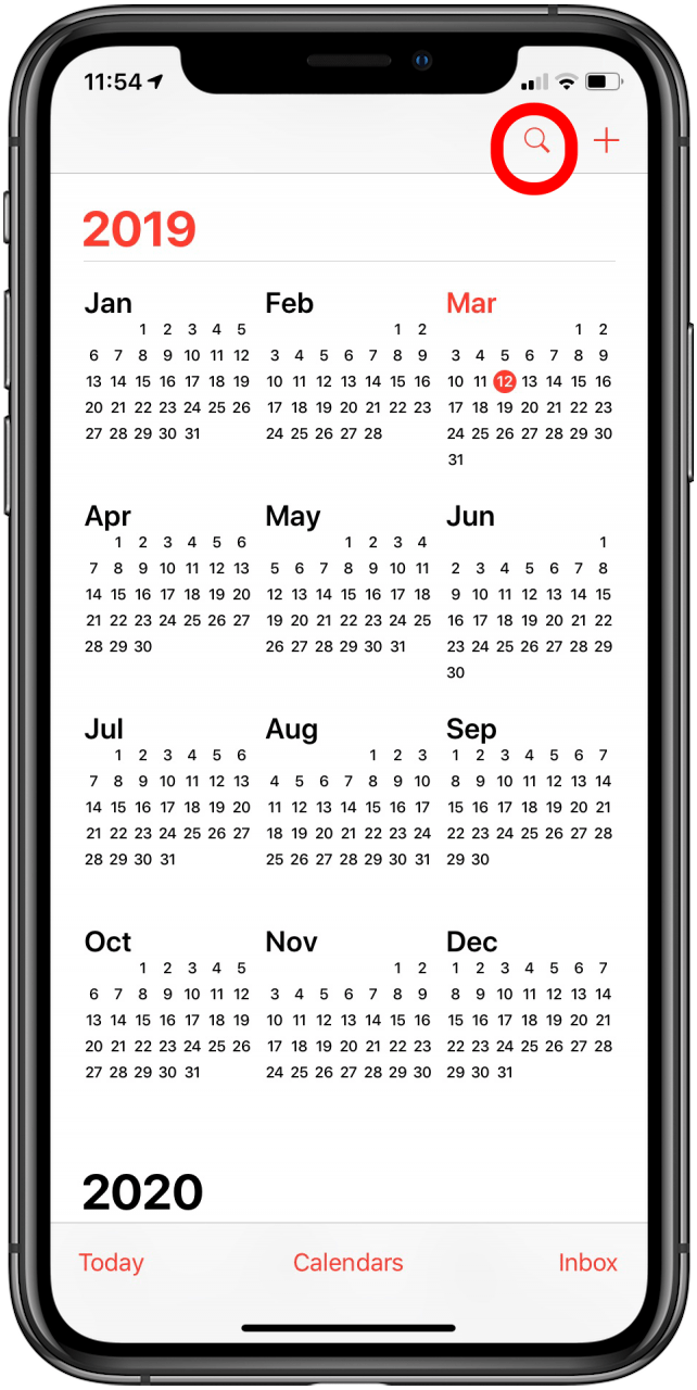 1651190407 268 Comment rechercher des evenements dans lapplication Calendrier sur iPhone et