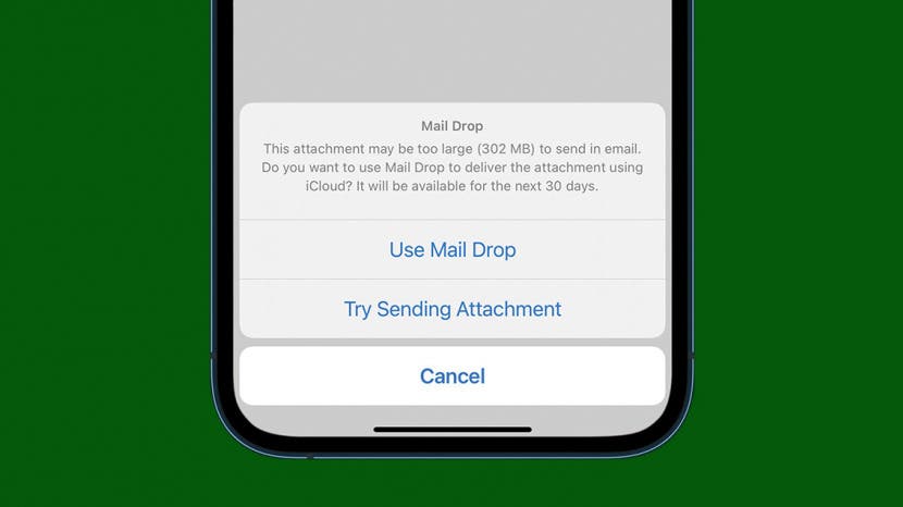 Comment envoyer des fichiers volumineux depuis votre iPhone ou iPad