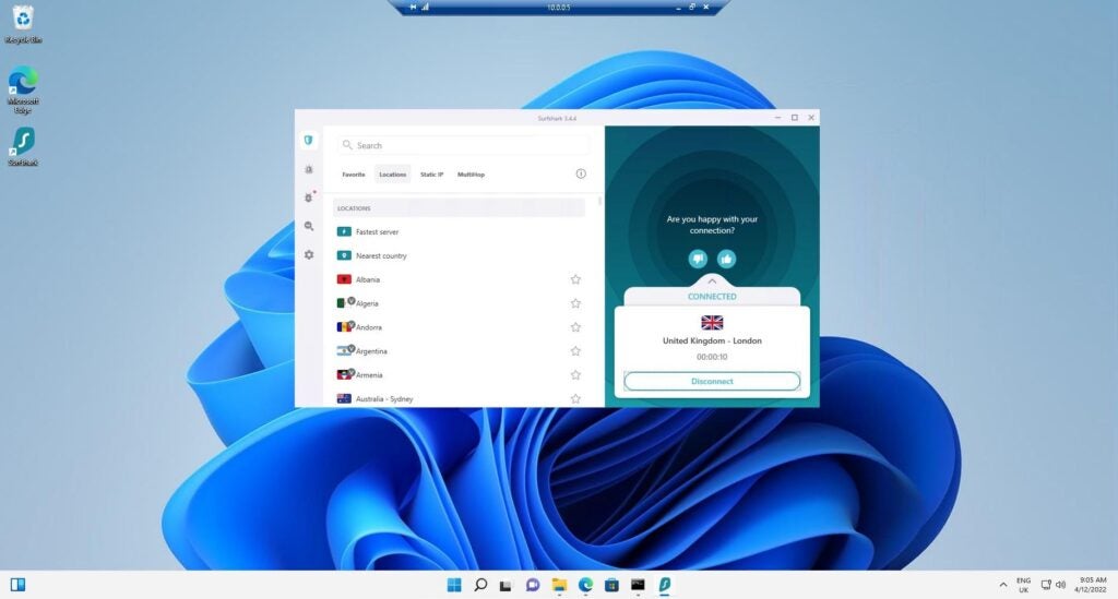 Examen du VPN Surfshark