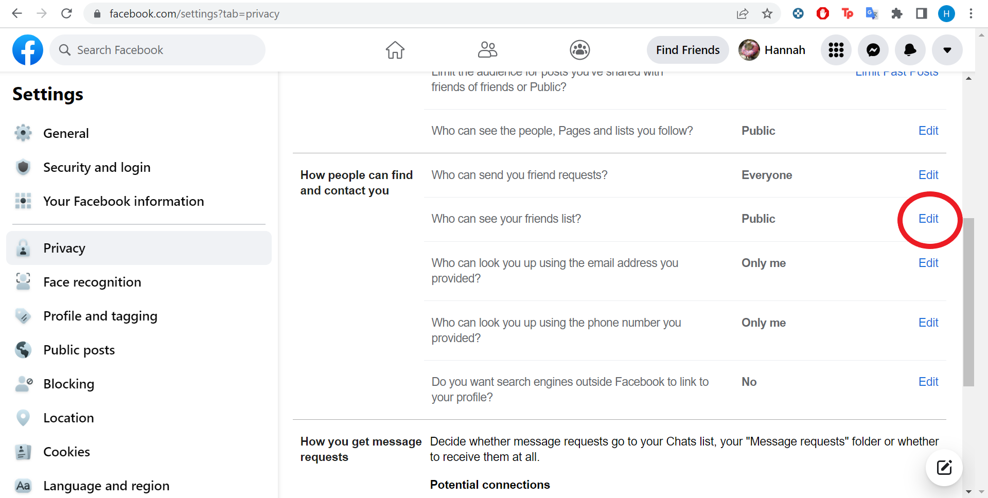 1651619293 921 Comment rendre votre liste damis privee sur Facebook