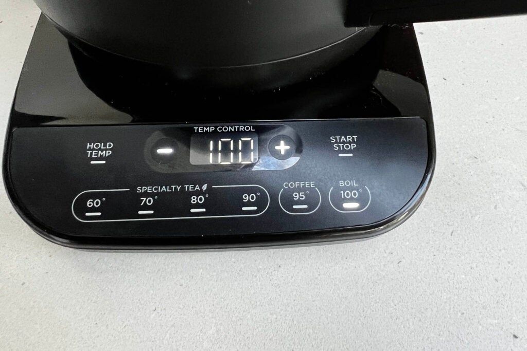Ninja Perfect Temperature Bouilloire KT200UK contrôles de température