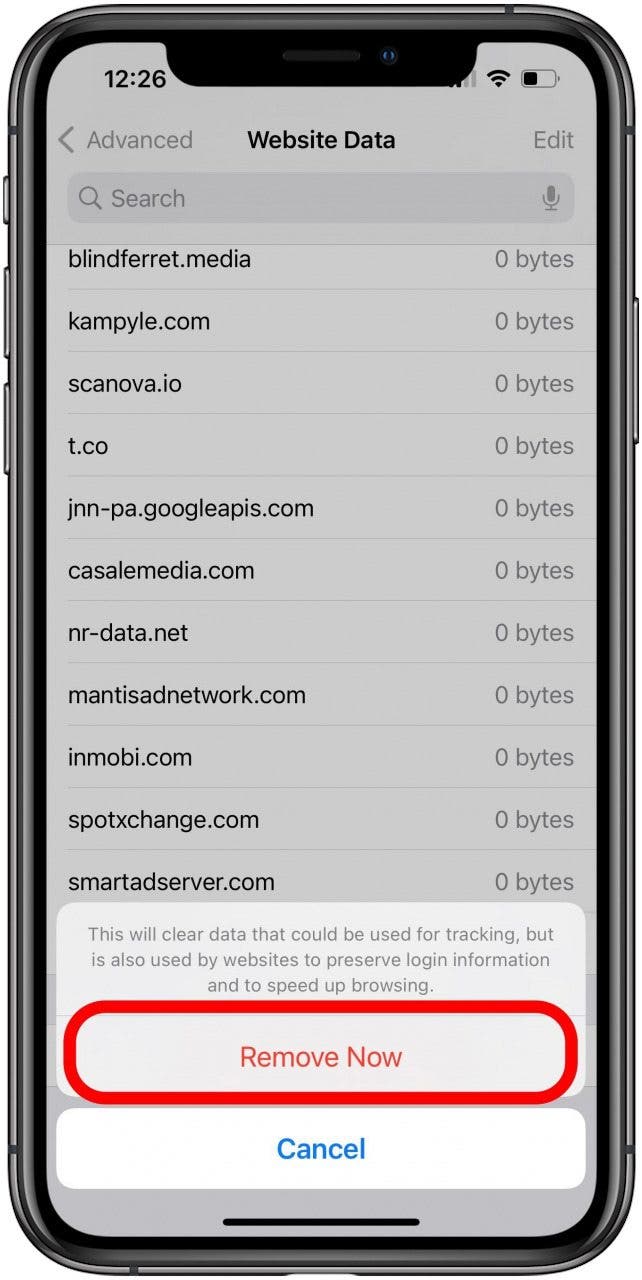1651817767 617 Comment effacer le cache Safari sur iPhone 2022
