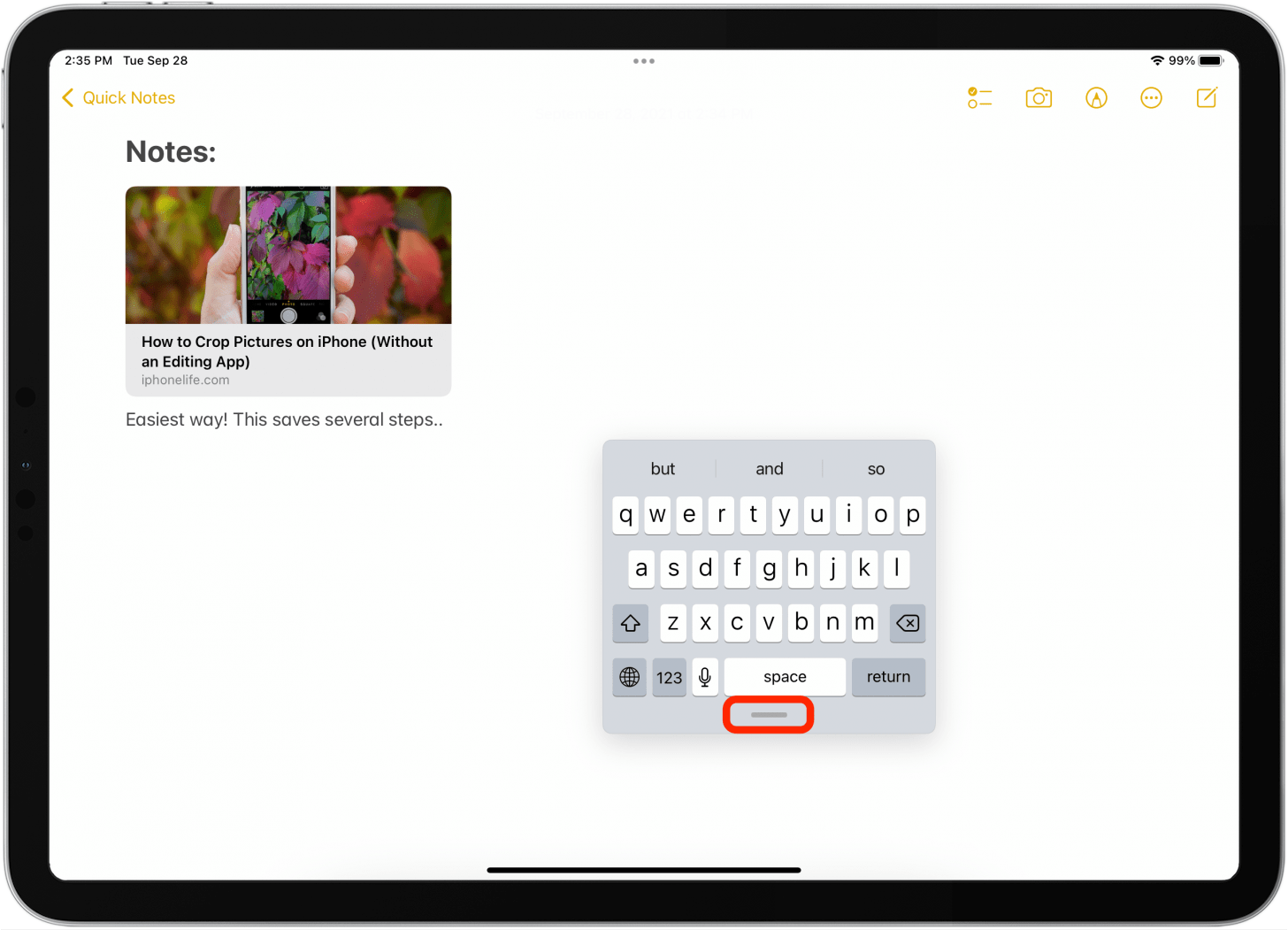 1652000410 524 Comment activer et desactiver le clavier flottant de liPad iPadOS