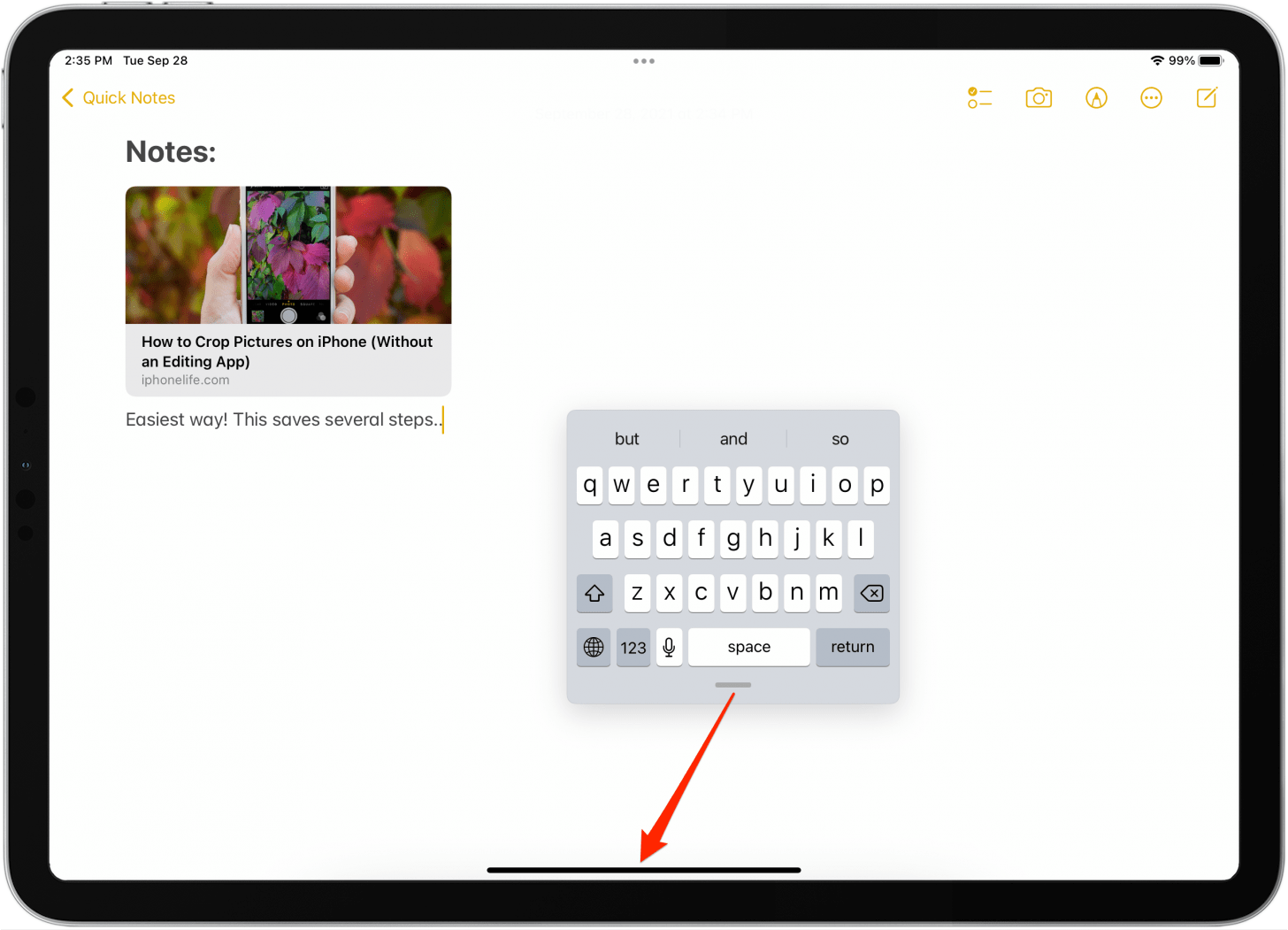 1652000410 562 Comment activer et desactiver le clavier flottant de liPad iPadOS