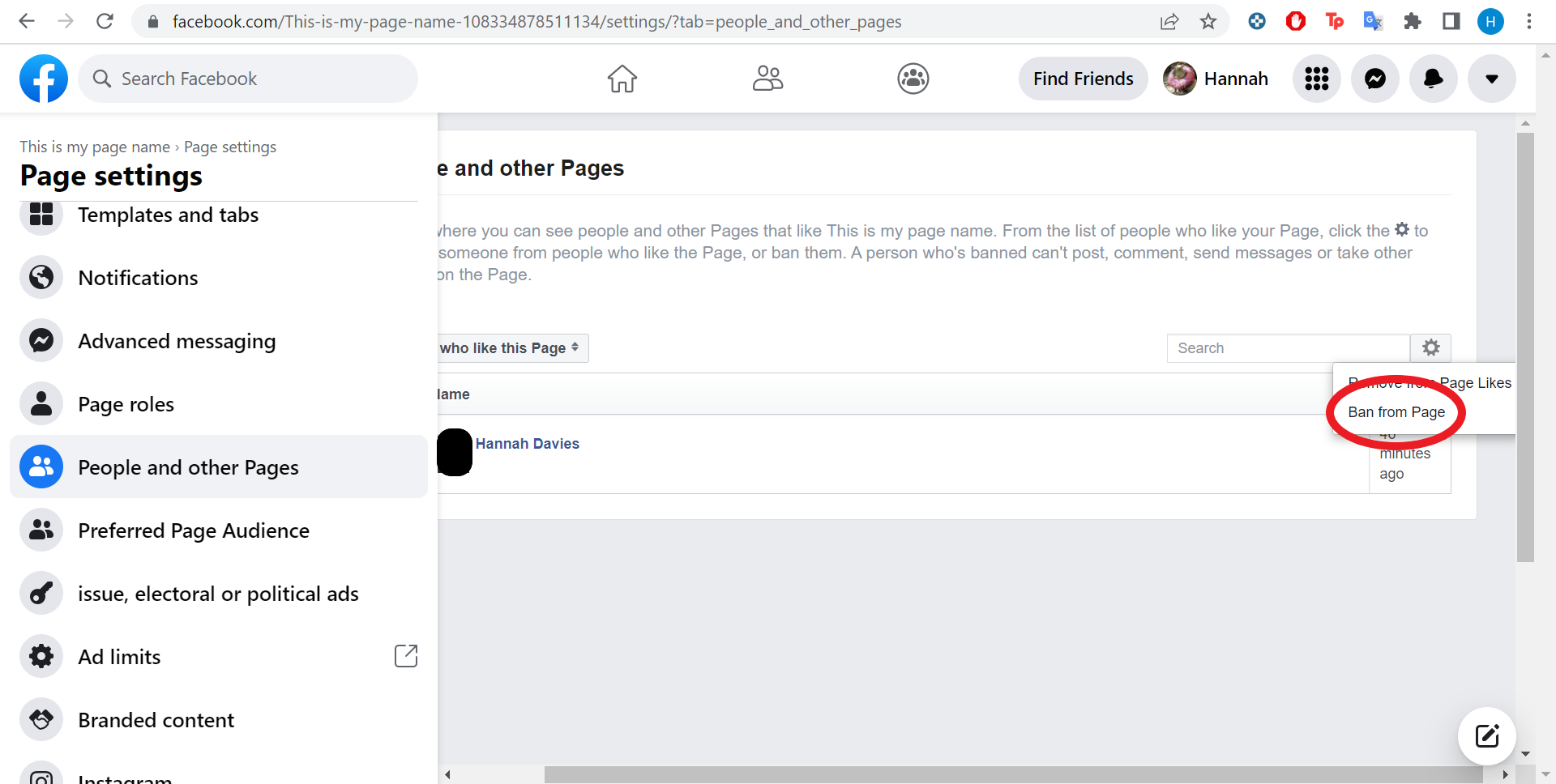 1652154016 946 Comment bloquer quelquun dune page sur Facebook