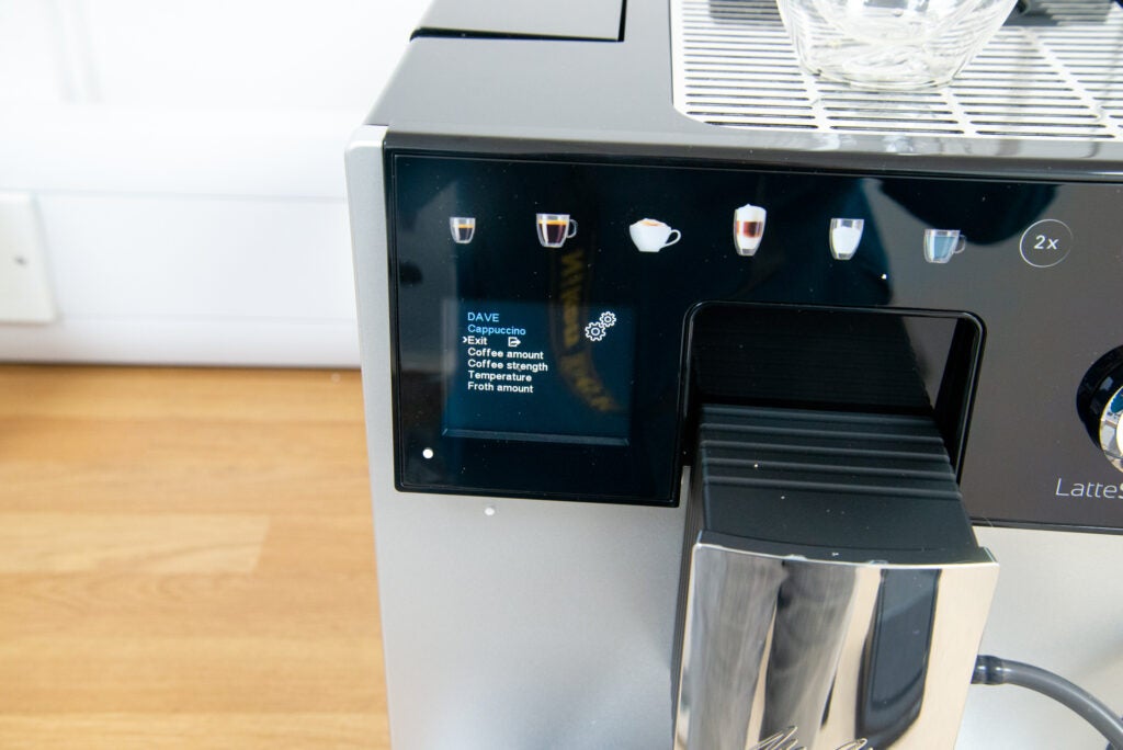 Melita Latte Sélectionner les options de menu