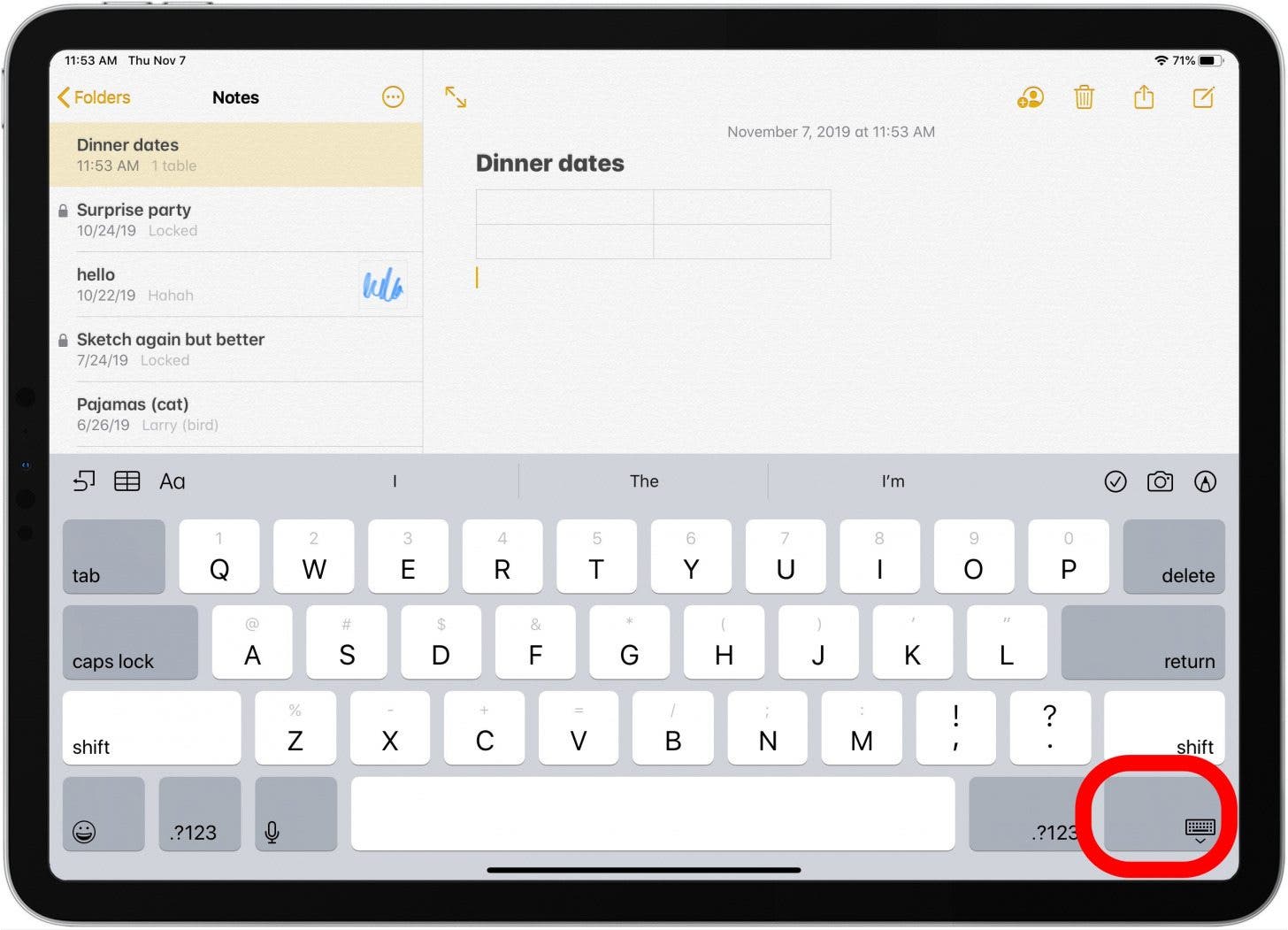 1652389689 892 Comment glisser pour taper sur le clavier flottant de liPad