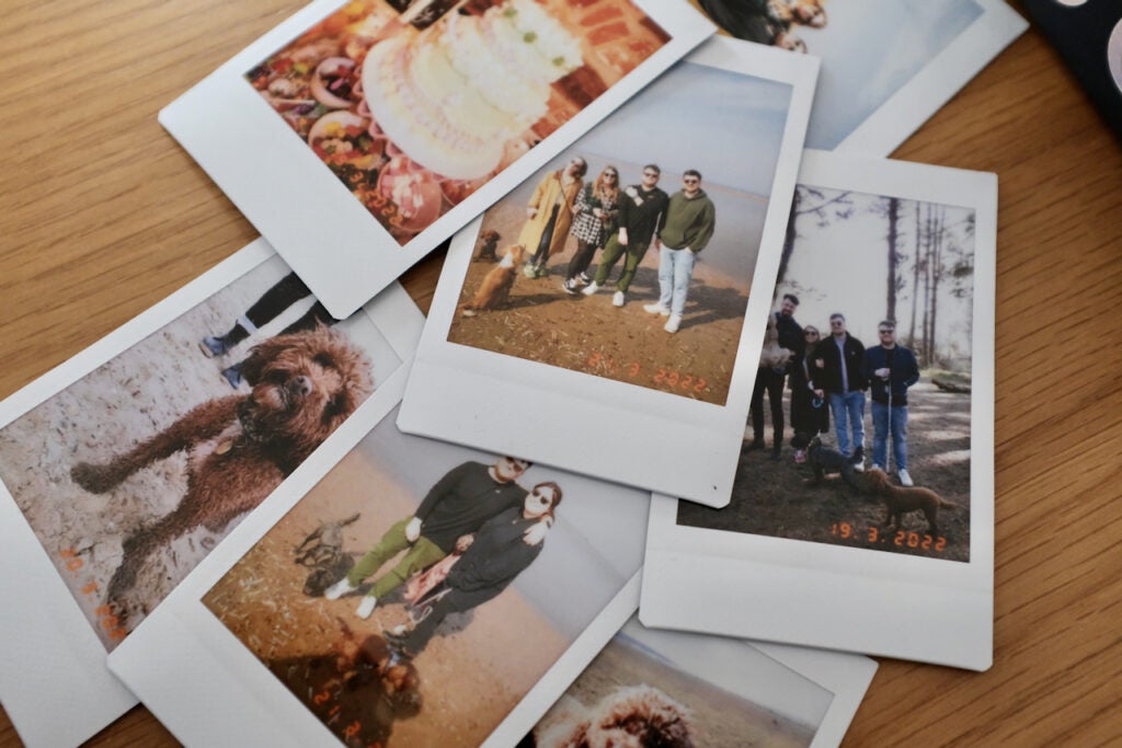 Échantillon de photos Fujifilm Instax MinI Evo