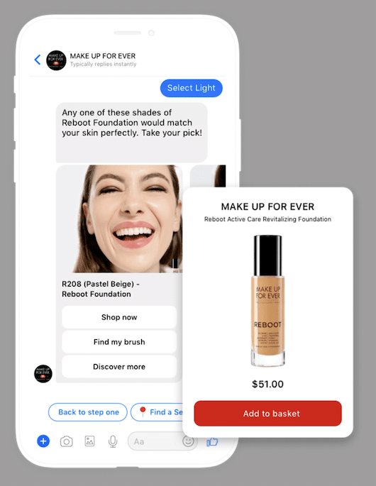 Makeup Forever fond de teint recommandation produit personnalisé