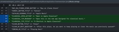 application classique Apple