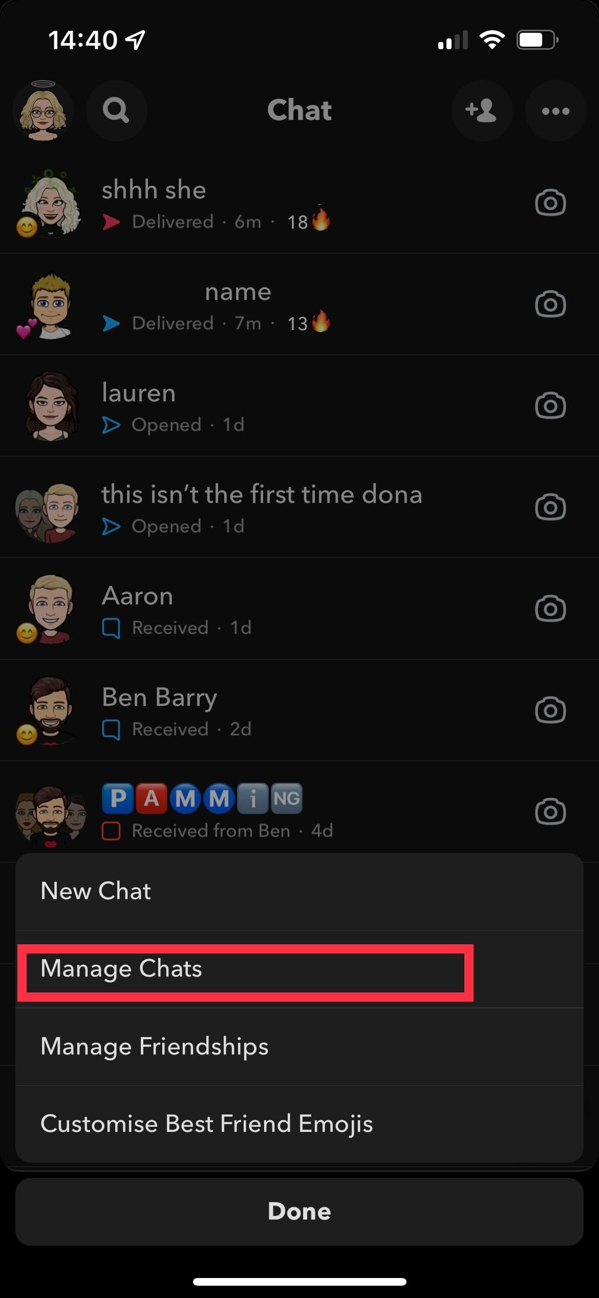 1653095772 524 Comment supprimer des messages Snapchat
