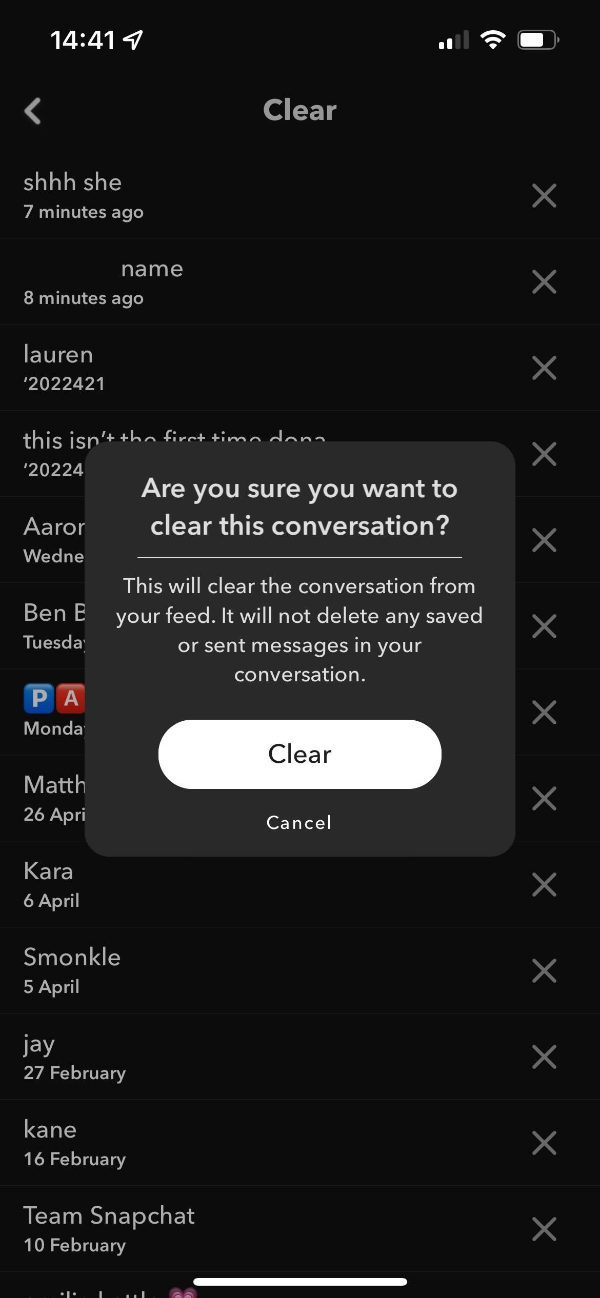 1653095772 647 Comment supprimer des messages Snapchat