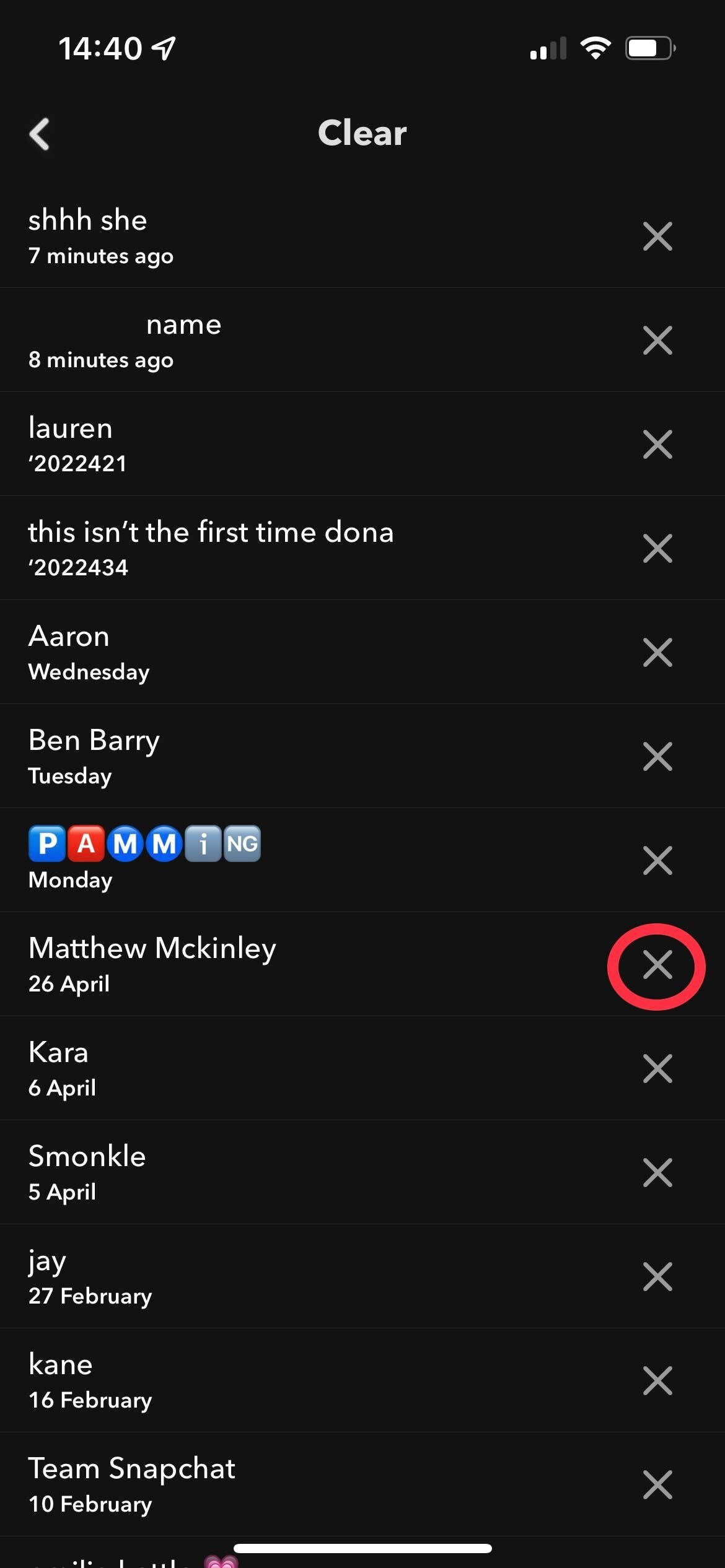 1653095772 917 Comment supprimer des messages Snapchat