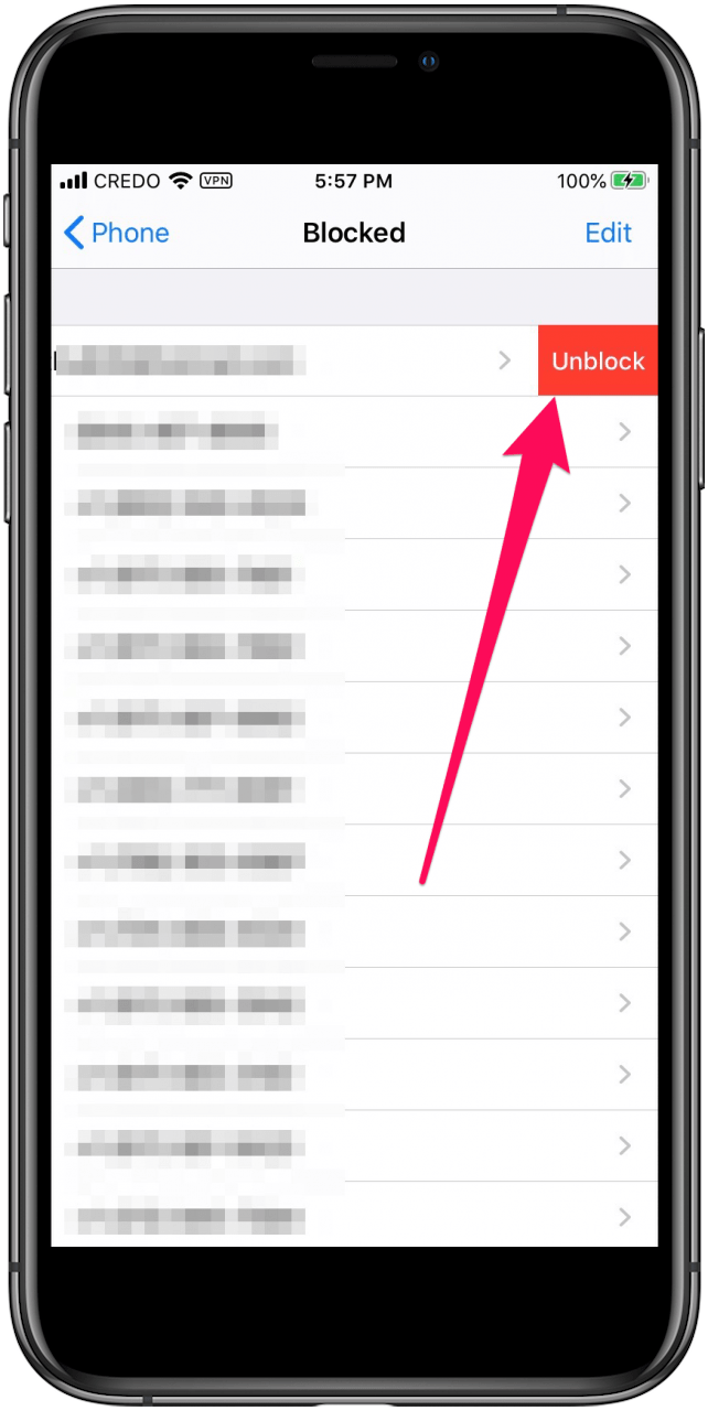 débloquer un numéro