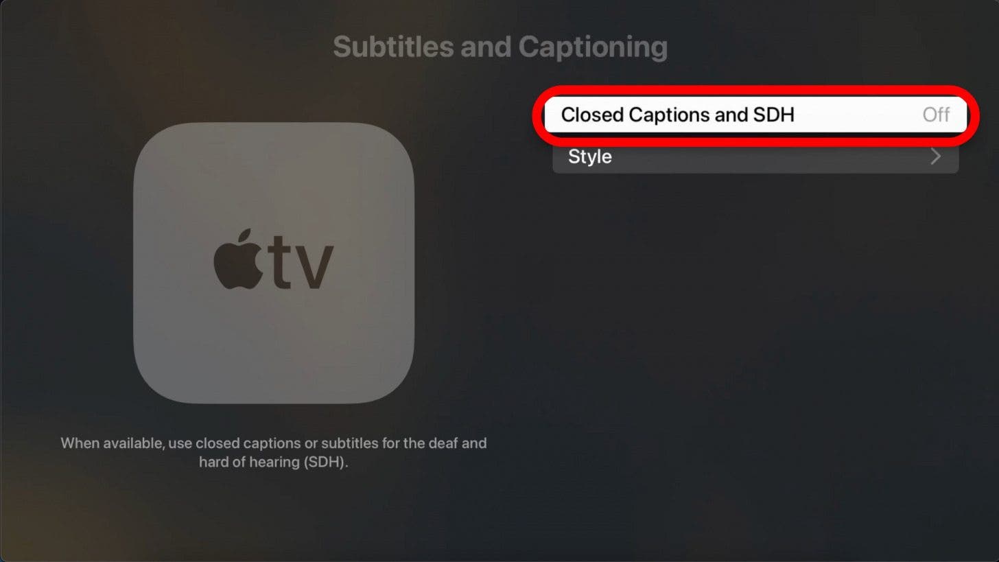 activer les sous-titres automatiquement apple tv