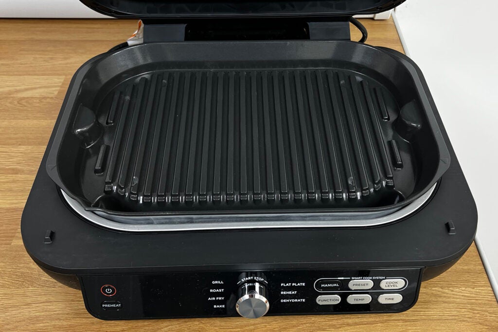 Ninja Foodi MAX Pro Health Grill, assiette plate et friteuse à air AG651UK plaque de gril