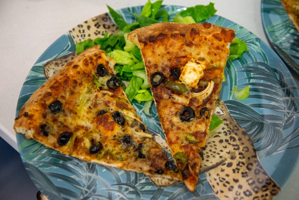 Pizza réchauffée Ninja Foodi Dual Zone 7.6L Air Fryer