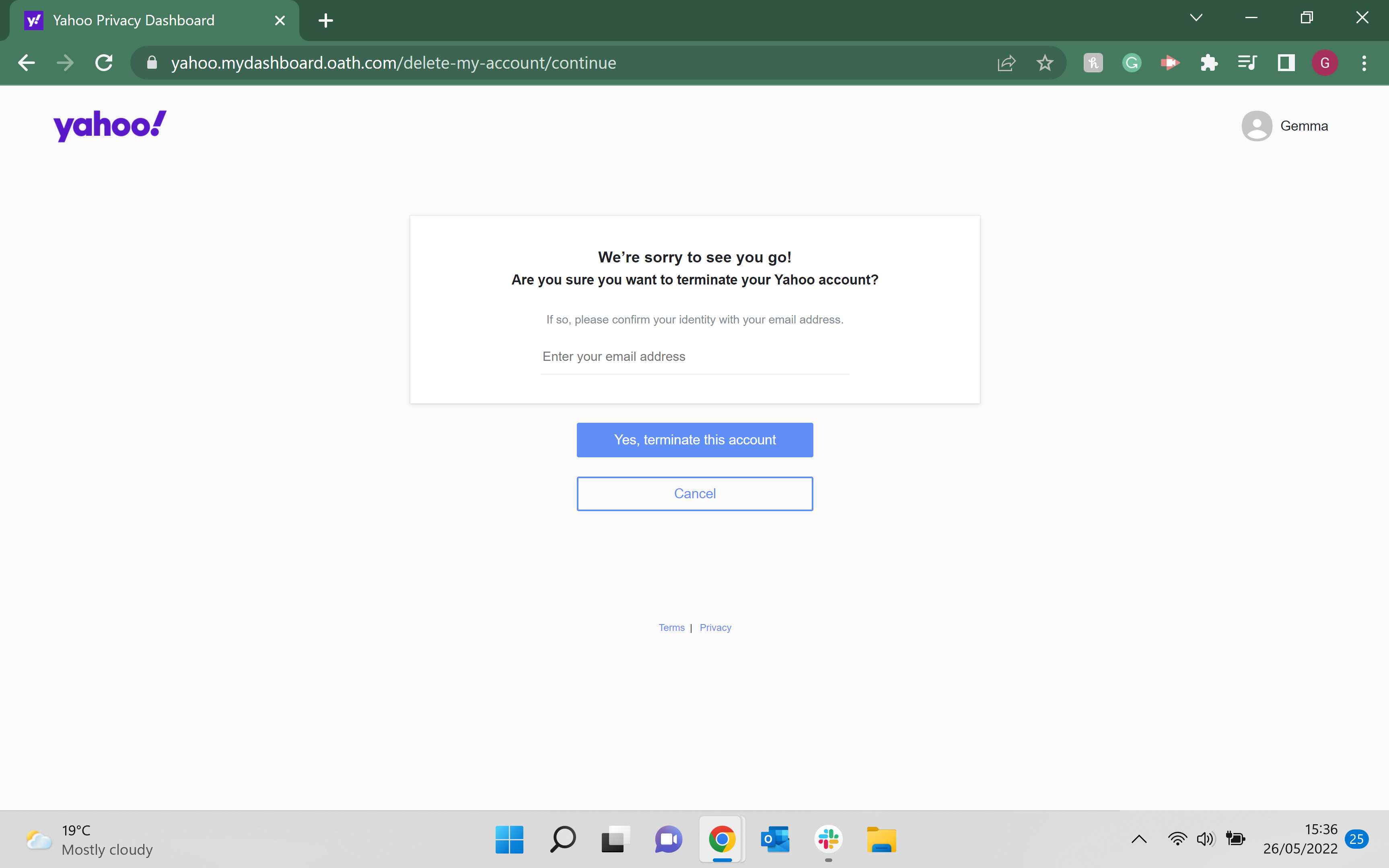 1653654256 833 Comment supprimer un compte Yahoo
