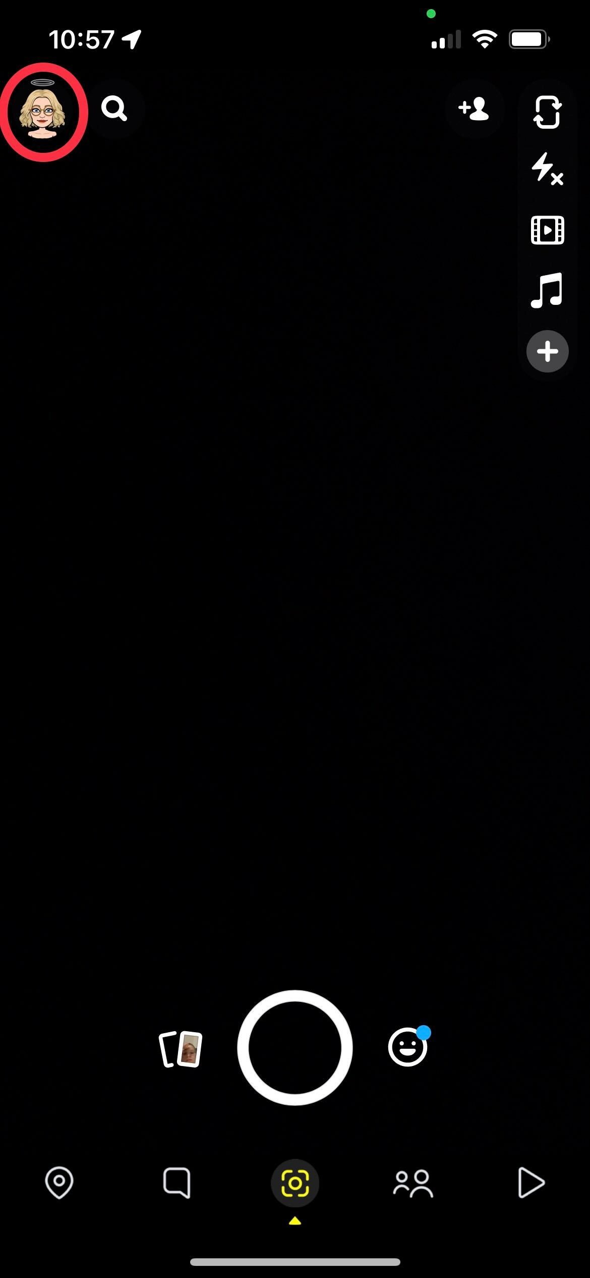 Comment activer le mode sombre dans Snapchat