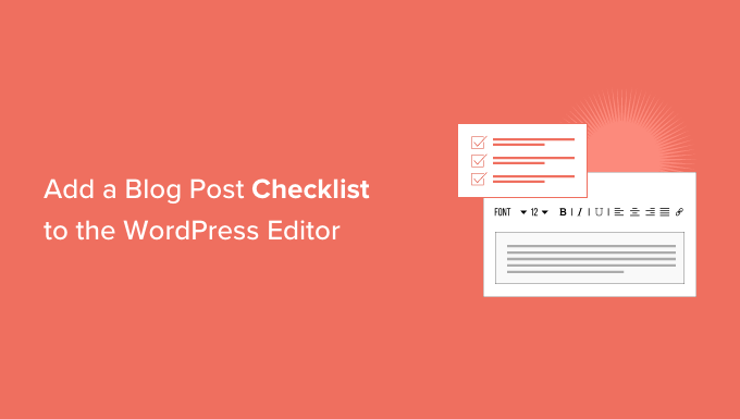 Comment ajouter une liste de verification darticles de blog a