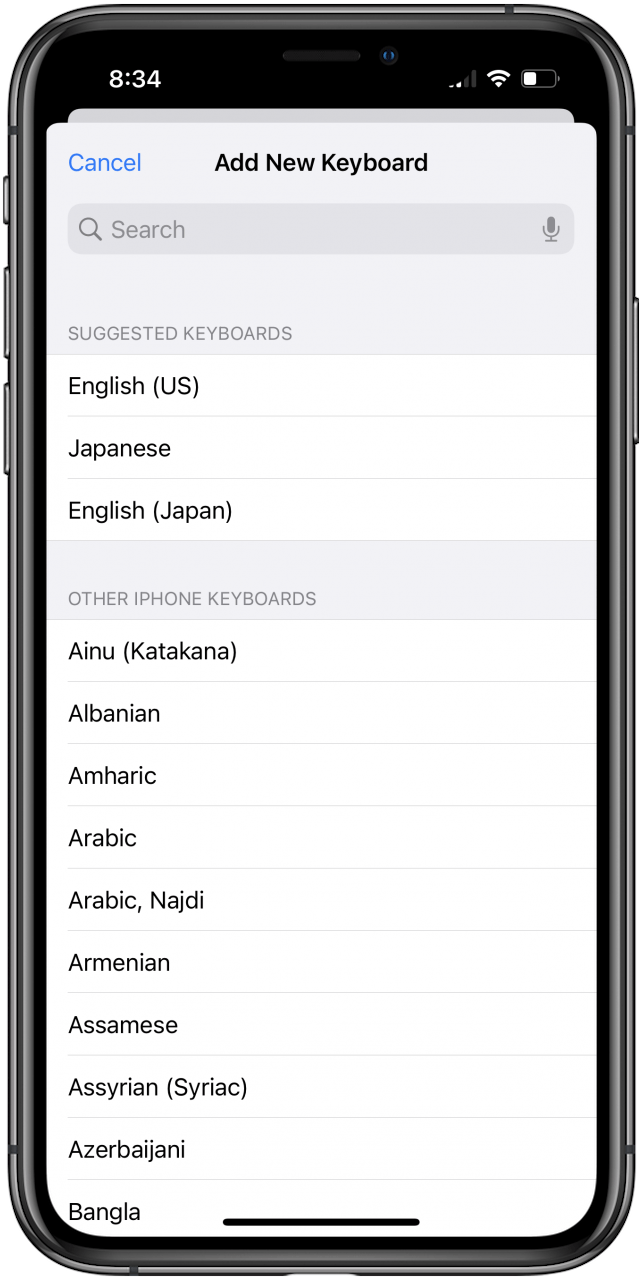 Comment changer de clavier sur iPhone 2022