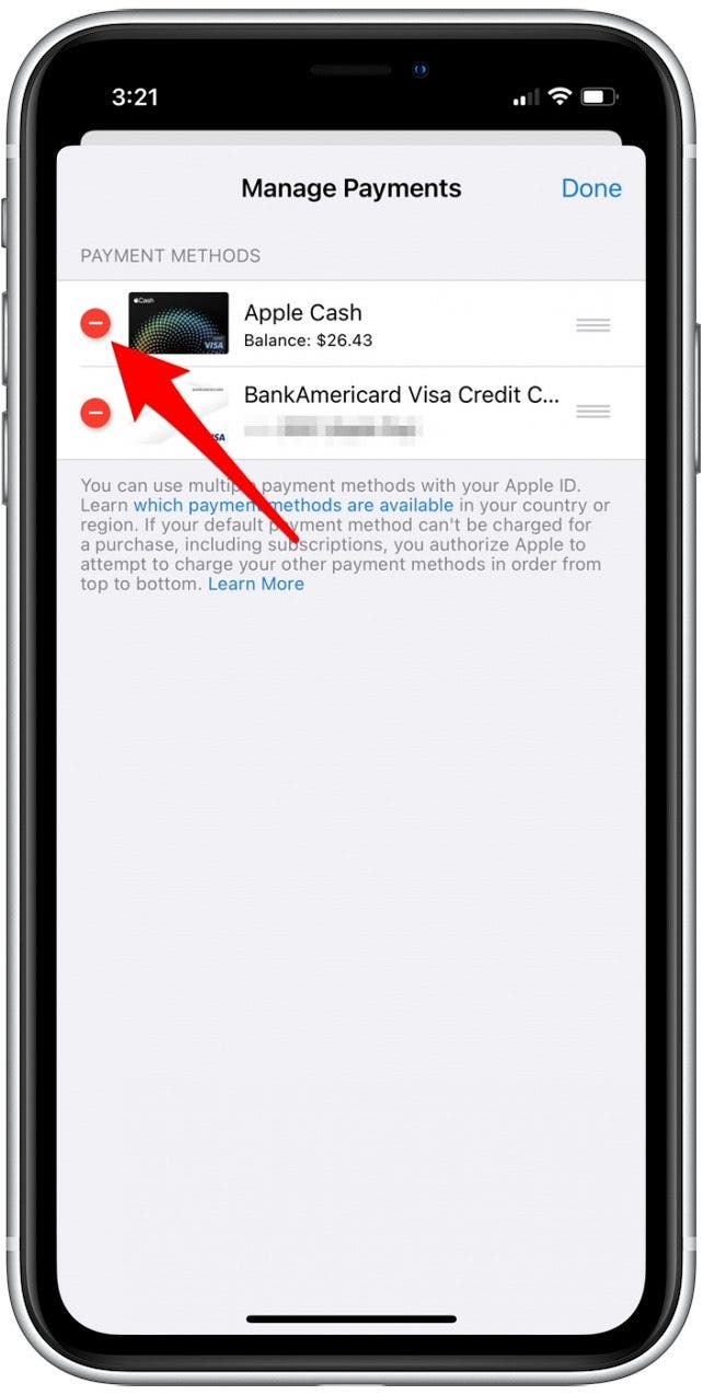 Comment changer le mode de paiement sur un iPhone avec